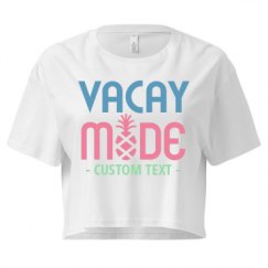 Ladies Festival Cali Crop Top Tee