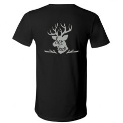 Unisex V-Neck Jersey Tee