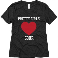 Ladies Relaxed Fit Super Soft Triblend V-Neck Tee