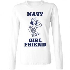 Ladies Relaxed Fit Basic Long Sleeve Tee