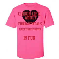 Unisex Ultra Cotton Safety Neon Crewneck Tee