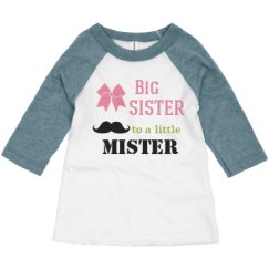 Toddler 3/4 Sleeve Raglan Tee