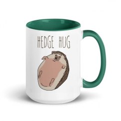 15oz Ceramic Mug with Color Inside