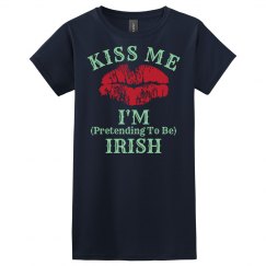Kiss Me Irish Humor Tee 2