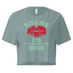 Ladies Festival Cali Crop Top Tee