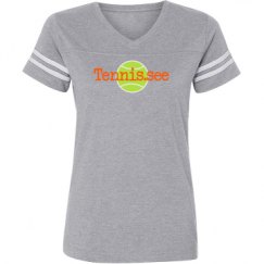 Ladies Relaxed Fit Vintage Sports Tee