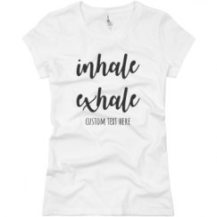 Ladies Slim Fit Basic Promo Jersey Tee