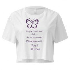 Ladies Festival Cali Crop Top Tee