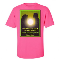 Unisex Ultra Cotton Safety Neon Crewneck Tee
