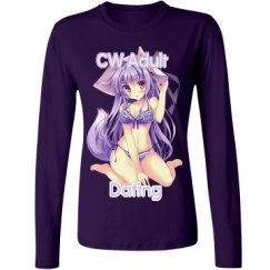 Ladies Relaxed Fit Basic Long Sleeve Tee