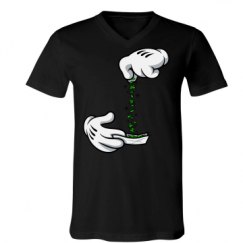 Unisex V-Neck Jersey Tee