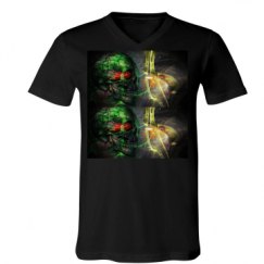 Unisex V-Neck Jersey Tee