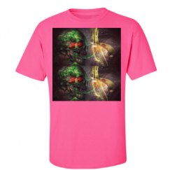 Unisex Ultra Cotton Safety Neon Crewneck Tee