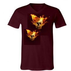 Unisex V-Neck Jersey Tee