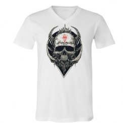 Unisex V-Neck Jersey Tee