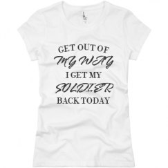 Ladies Slim Fit Basic Promo Jersey Tee