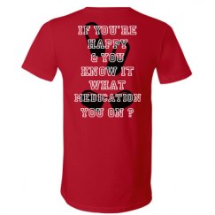 Unisex V-Neck Jersey Tee