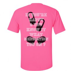 Unisex Ultra Cotton Safety Neon Crewneck Tee