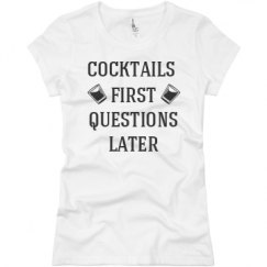 Ladies Slim Fit Basic Promo Jersey Tee