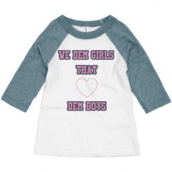 Toddler 3/4 Sleeve Raglan Tee