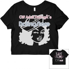 CW DATI GREY BELLA CROPPED CW TOP