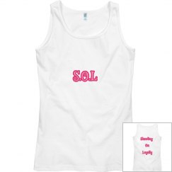 Standing on loyalty tank top