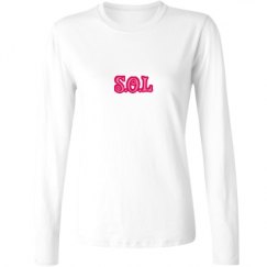 Ladies Relaxed Fit Basic Long Sleeve Tee