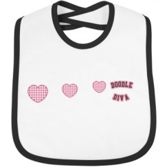 Infant Contrast Trim Bib