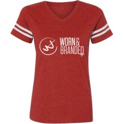 Ladies Relaxed Fit Vintage Sports Tee