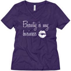 Ladies Relaxed Fit V-Neck Tee