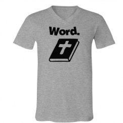 Unisex V-Neck Jersey Tee