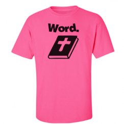 Unisex Ultra Cotton Safety Neon Crewneck Tee