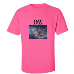 Unisex Ultra Cotton Safety Neon Crewneck Tee