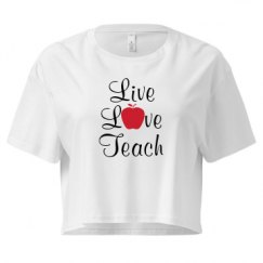 Ladies Festival Cali Crop Top Tee