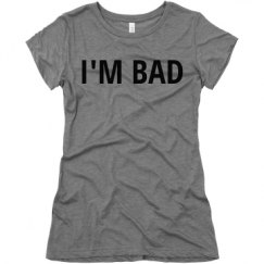 Ladies Slim Fit Super Soft Triblend Tee
