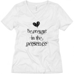 Ladies Relaxed Fit V-Neck Tee