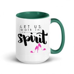 15oz Ceramic Mug with Color Inside