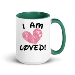 15oz Ceramic Mug with Color Inside