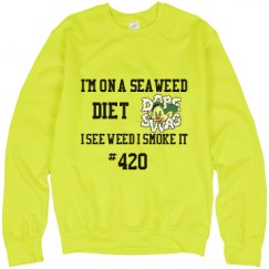 Unisex Neon Crewneck Sweatshirt