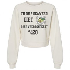 Women's Raglan Pullover Fleece