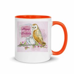 11oz Ceramic Mug with Color Inside