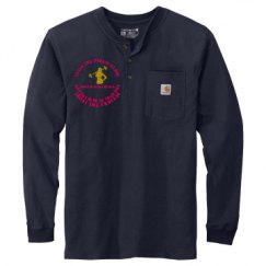 Unisex Carhartt Long Sleeve Henley Tee