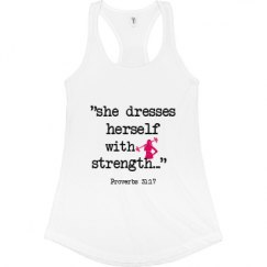 Ladies Slim Fit Racerback Tank Top