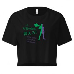 Ladies Festival Cali Crop Top Tee