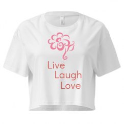 Ladies Festival Cali Crop Top Tee