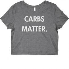 Ladies Slim Fit Crop Top Tee