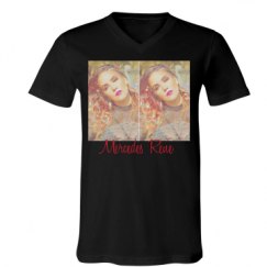 Unisex V-Neck Jersey Tee