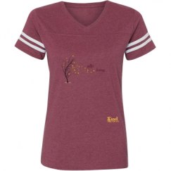Ladies Relaxed Fit Vintage Sports Tee