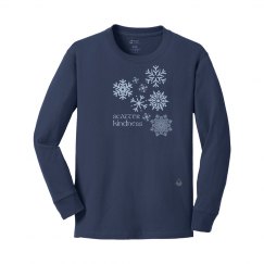 Snowflakes youth navy