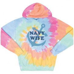 Unisex Tie-Dye Fleece Hoodie